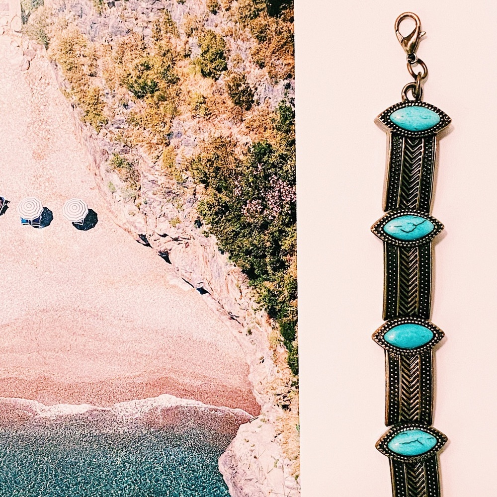 Silver Turquoise Choker Necklace